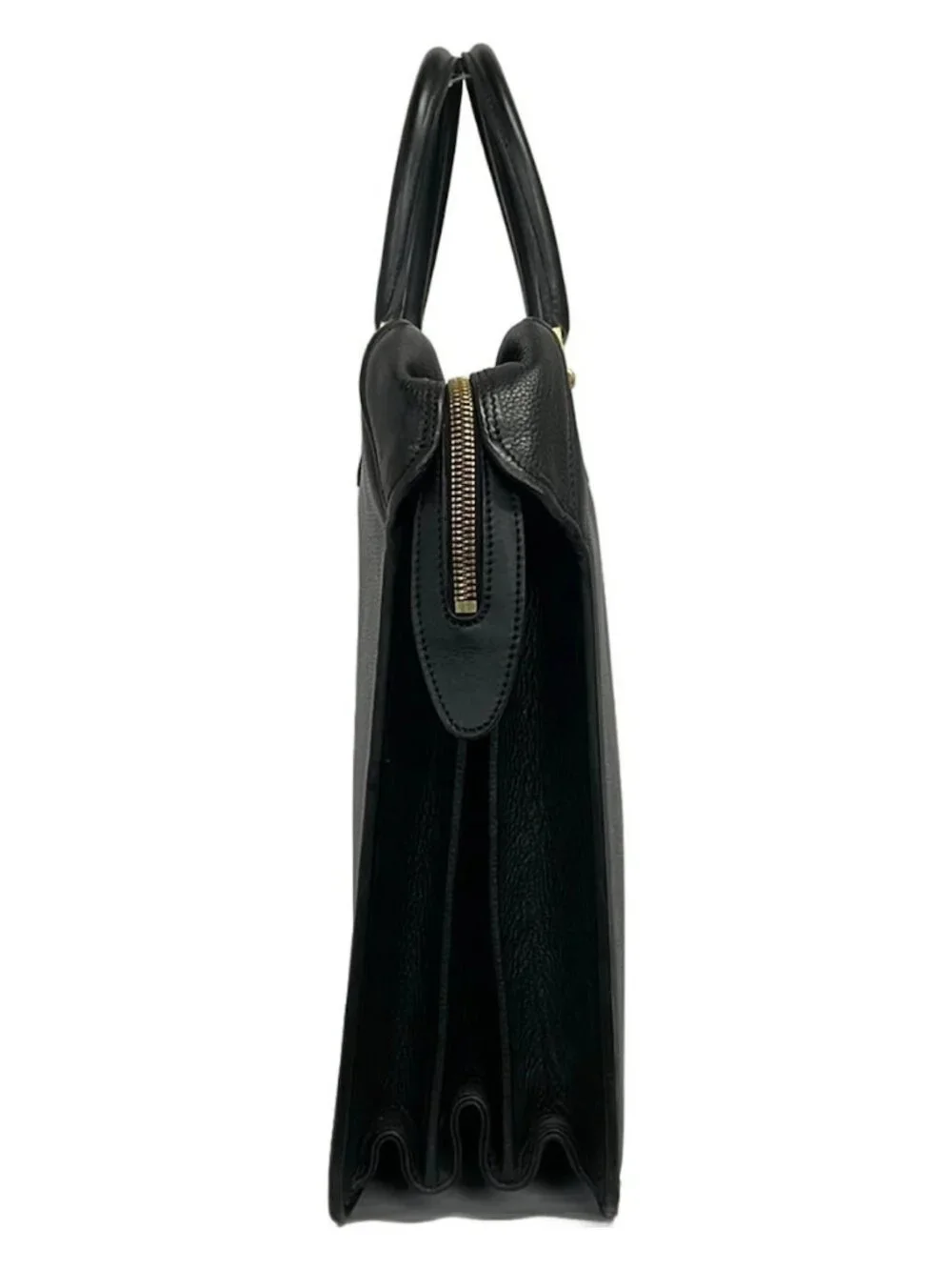 BALLY Black Leather Business Bag